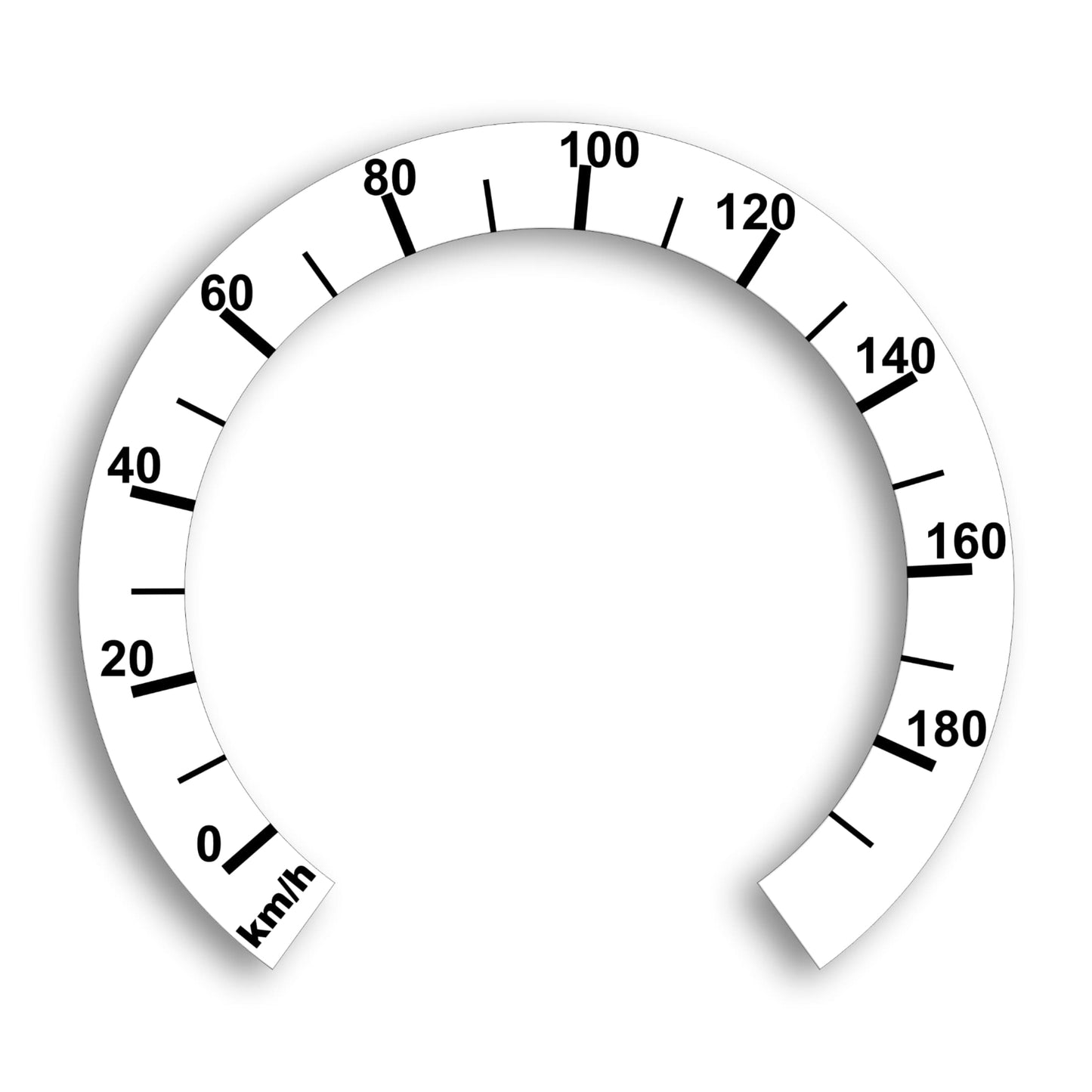 Speedometer sticker for Harley-Davidson FXR, 2000
