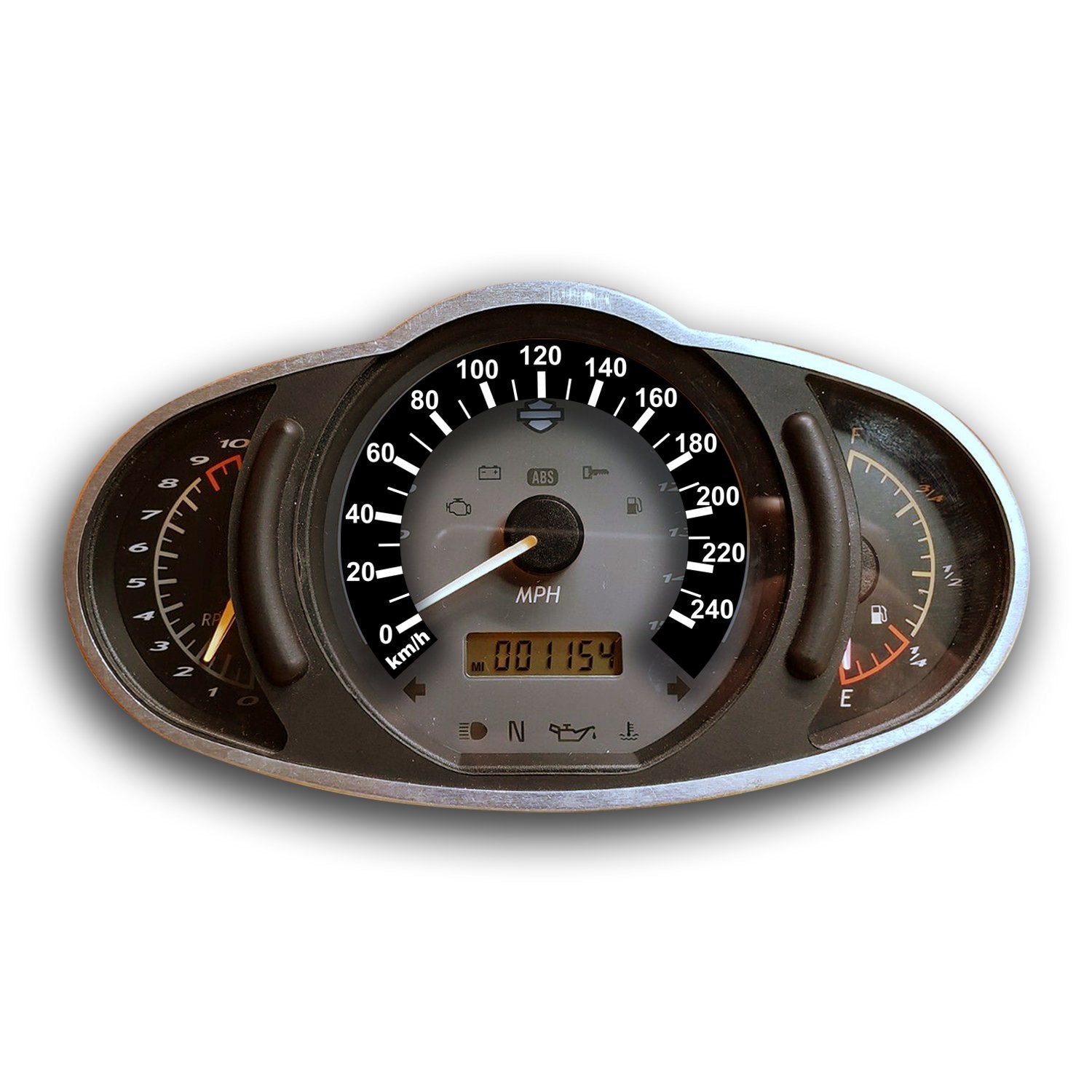 HarleyDavidson Speedometer Conversion Sticker Stickerhauz