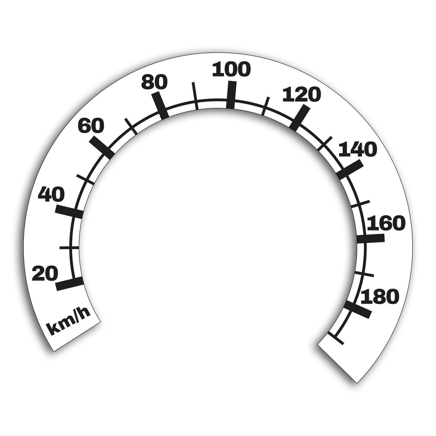 Harley-Davidson speedometer sticker