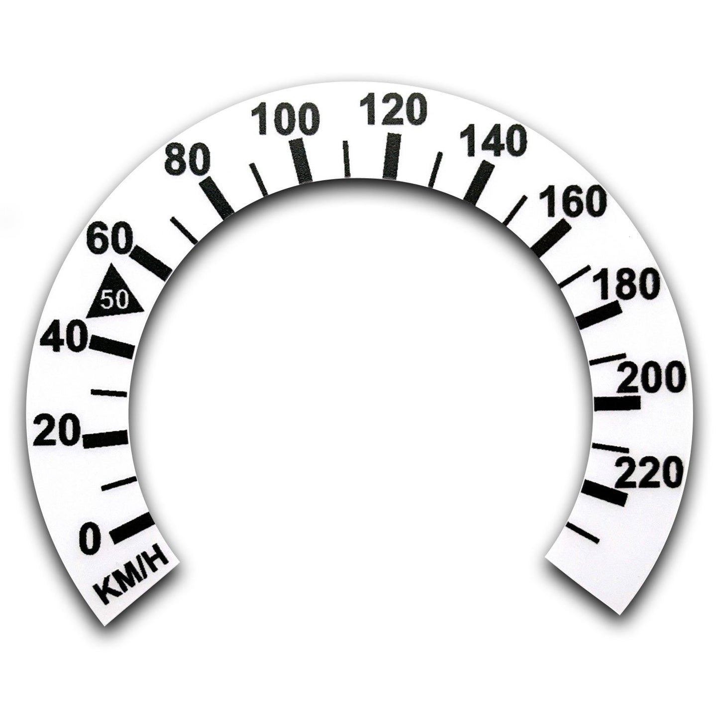 Harley-Davidson speedometer sticker