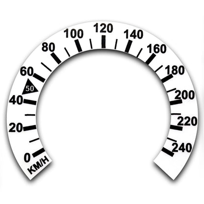 Harley-Davidson speedometer sticker