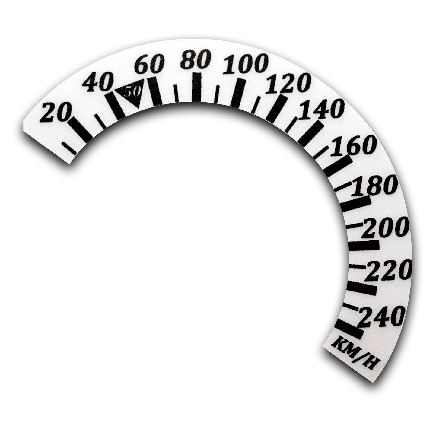 Harley-Davidson speedometer sticker