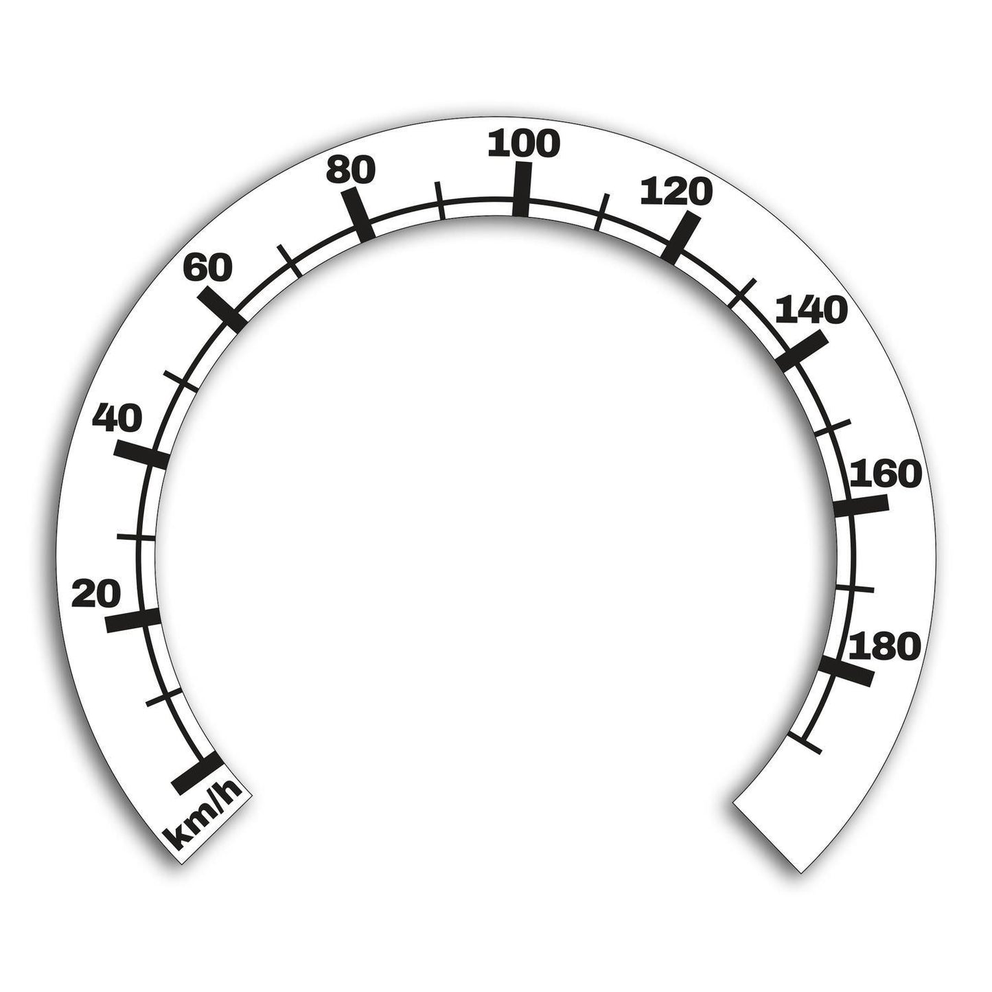 Harley-Davidson speedometer sticker