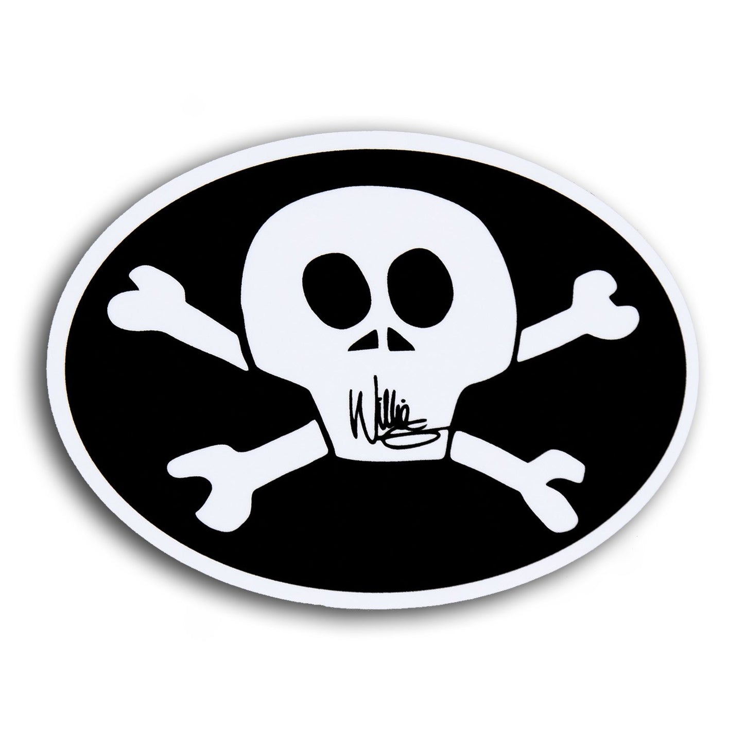 Harley-Davidson Willie G Cross Bones sticker