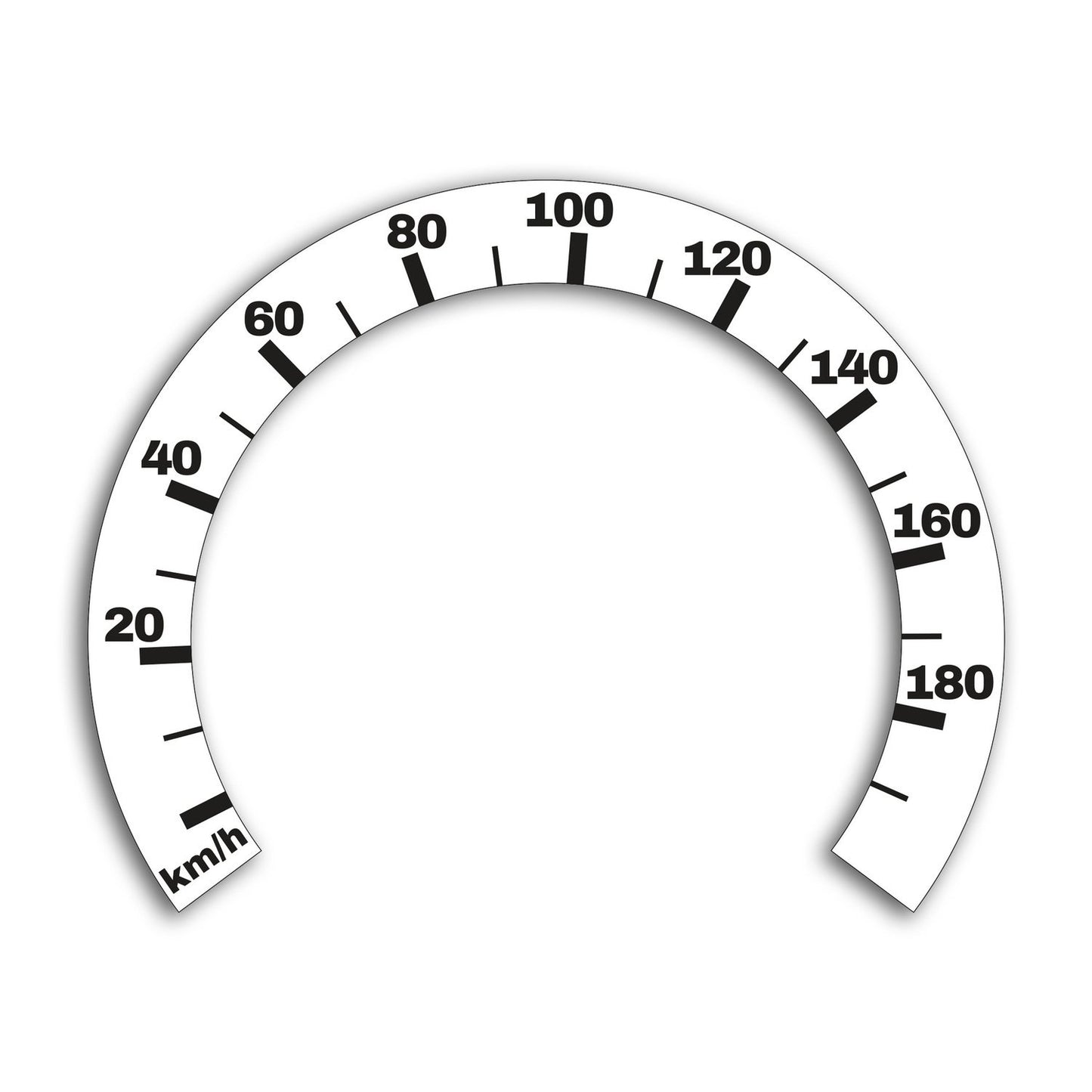 Harley-Davidson speedometer sticker