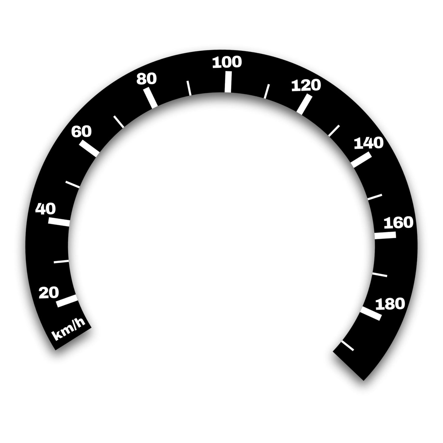 Speedometer sticker for Harley-Davidson Dyna Wide Glide FXDWG, 1991 - 2003