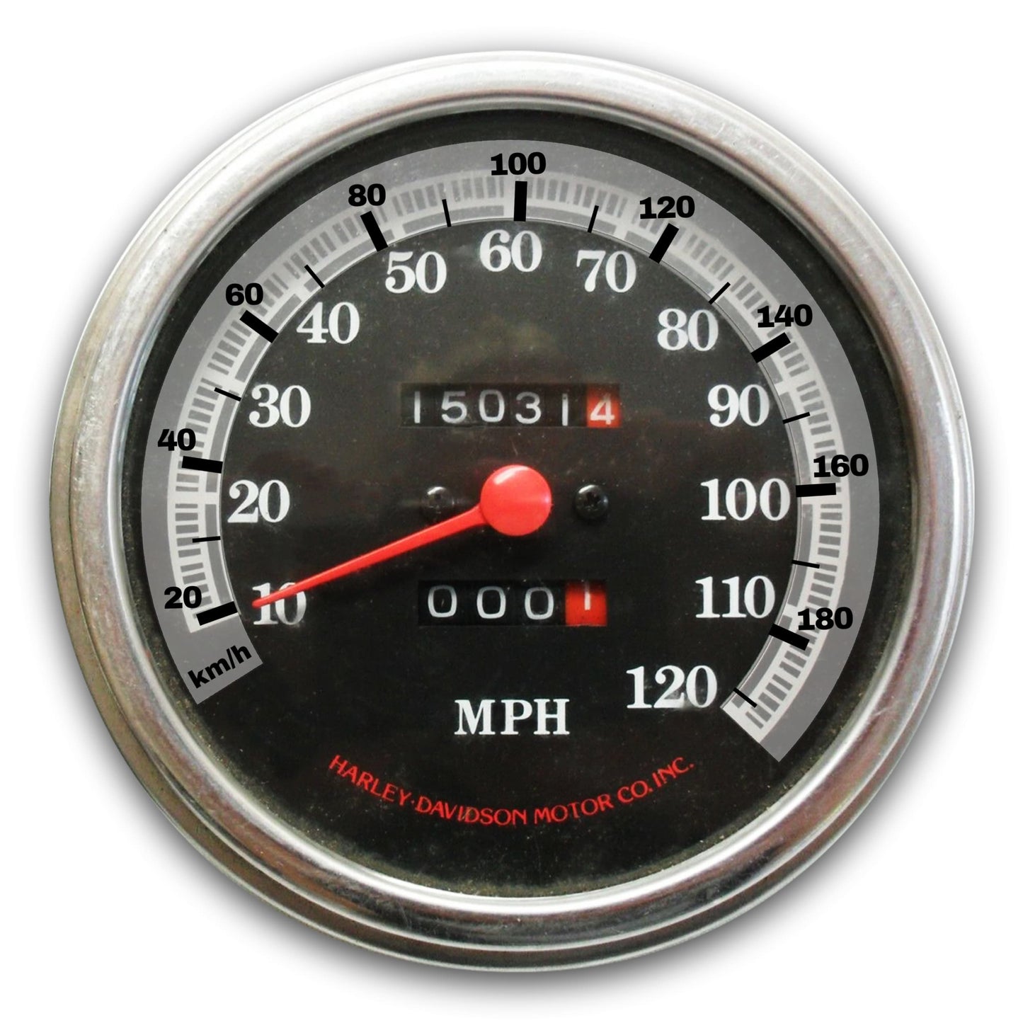 Speedometer sticker for Harley-Davidson Dyna Wide Glide FXDWG, 1991 - 2003