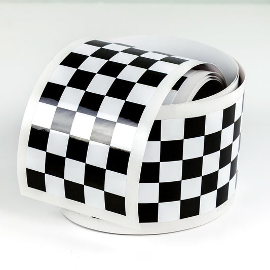 checkered cafe racer stripe