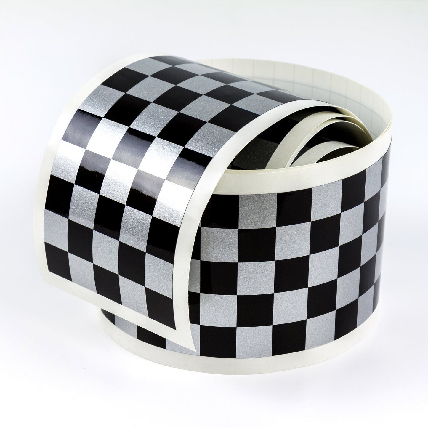 Cafe Racer checkered stripe, 7.5 cm