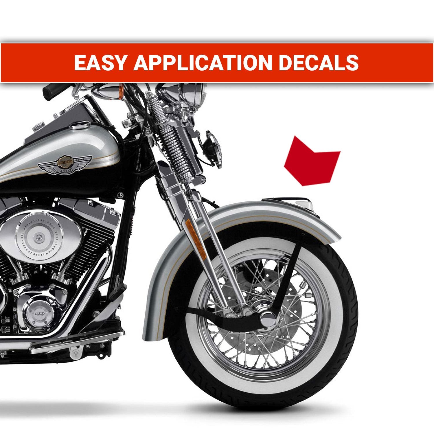 Harley-Davidson Anniversary springer softail decals