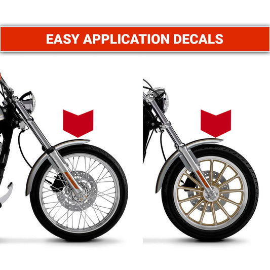 Harley-Davidson Anniversary front fender decals
