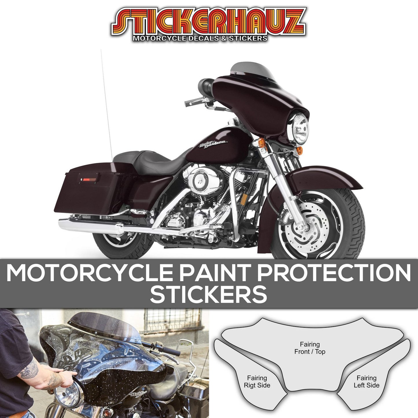 Harley-Davidson paint guard kit