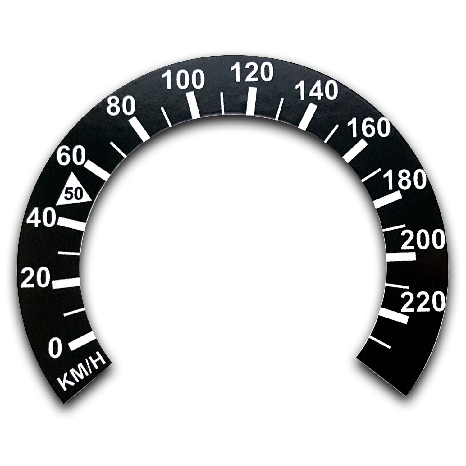 Harley-Davidson Speedometer Conversion Sticker | Stickerhauz