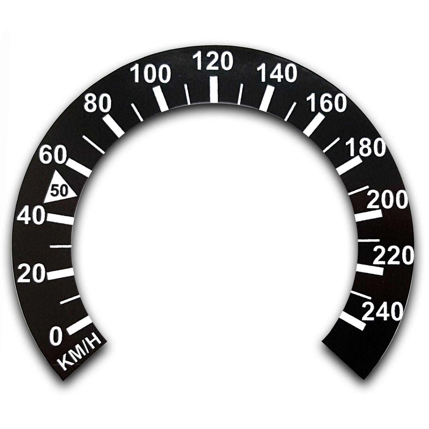 Harley-Davidson Speedometer Conversion Sticker | Stickerhauz