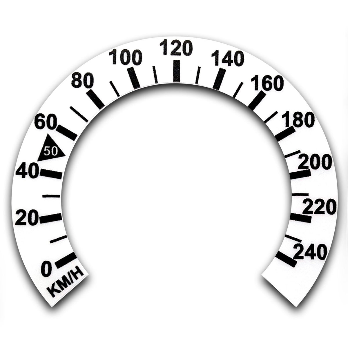 Speedometer Conversion Sticker Harley-Davidson Speedometer Conversion Sticker | Stickerhauz