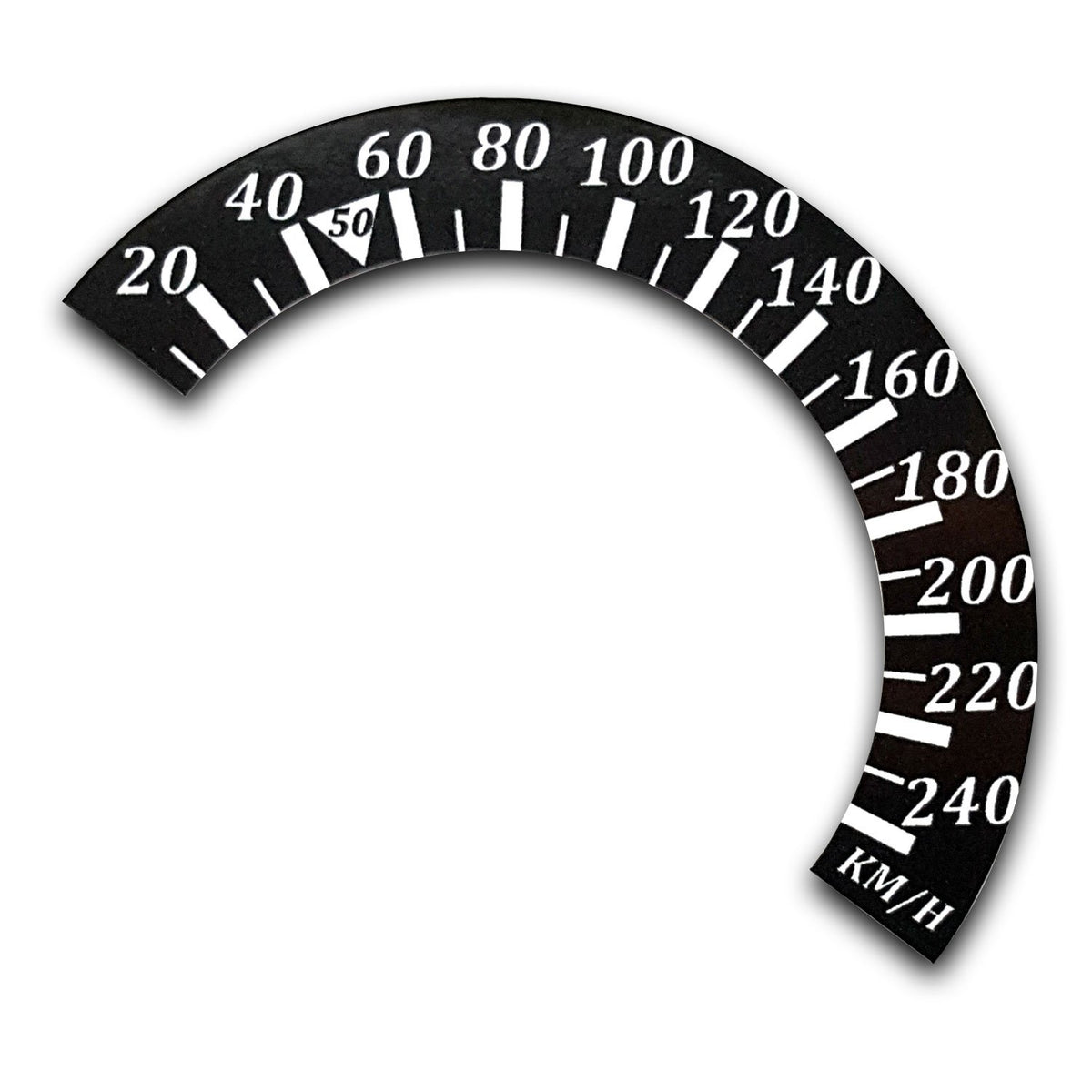 Speedometer Conversion Sticker Harley-Davidson Speedometer Conversion Sticker | Stickerhauz
