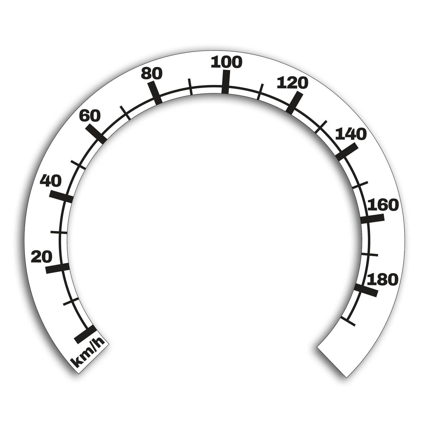 Harley-Davidson Speedometer Conversion Sticker | Stickerhauz