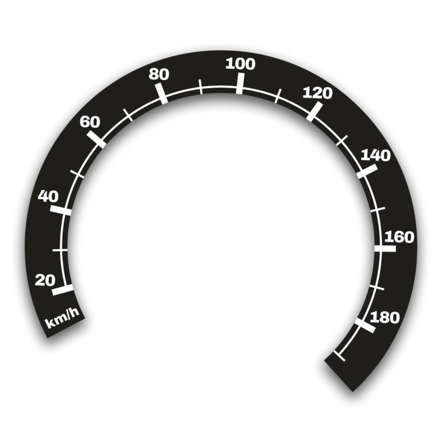 Speedometer sticker for Harley-Davidson Softail, 1983 - 1995