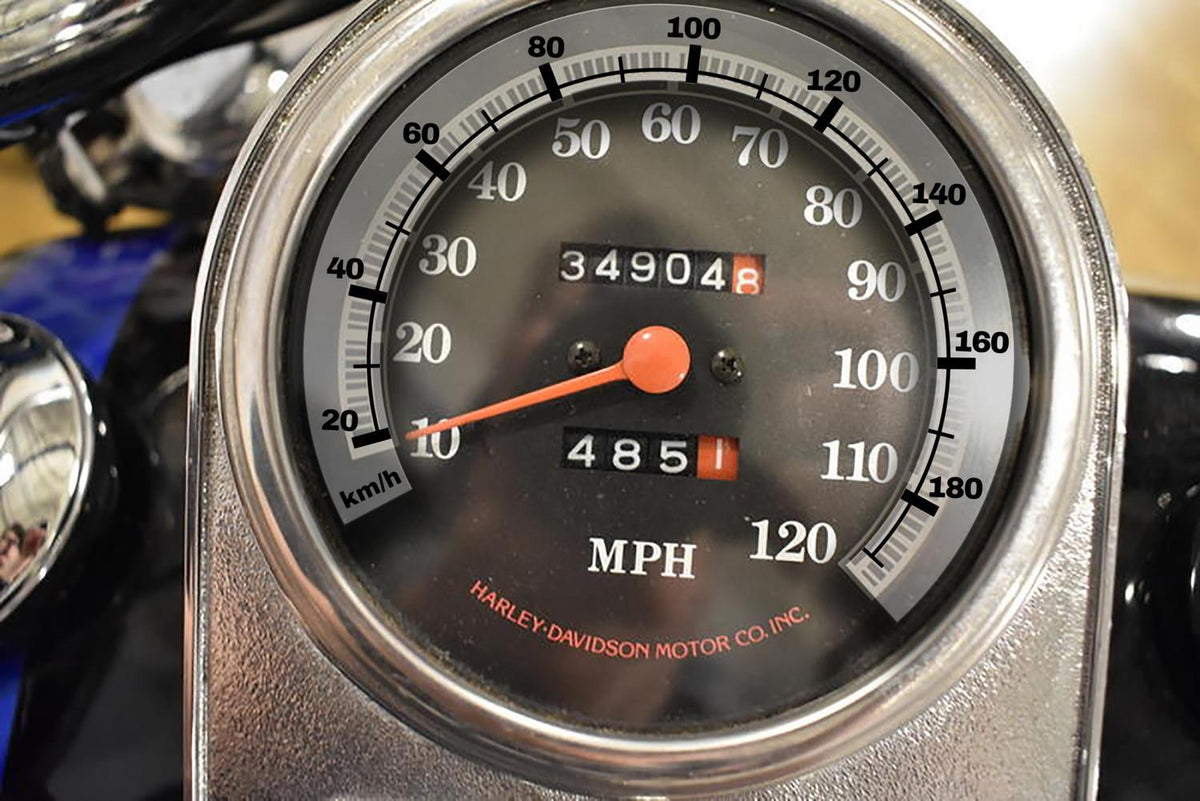 Speedometer Conversion Sticker Harley-Davidson Speedometer Conversion Sticker | Stickerhauz