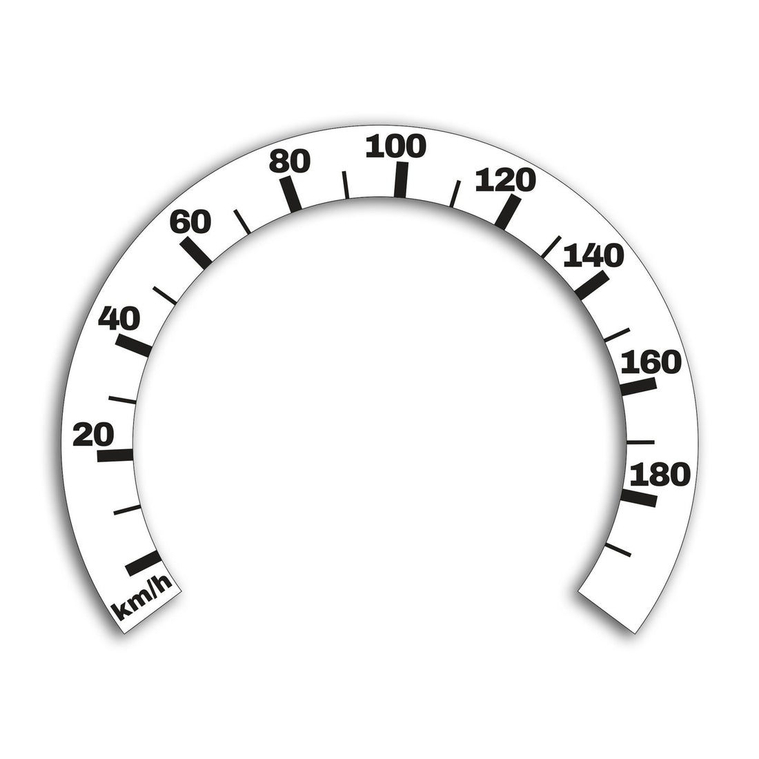 Harley-Davidson Speedometer Conversion Sticker | Stickerhauz